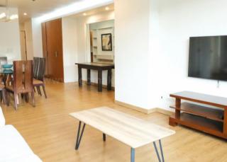 Living and dining areas of 2-bedroom condo unit at Bonifacio Ridge