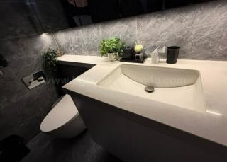 Bedroom 1 toilet and bath of 2-bedroom condo unit at The Trion Towers tower 2