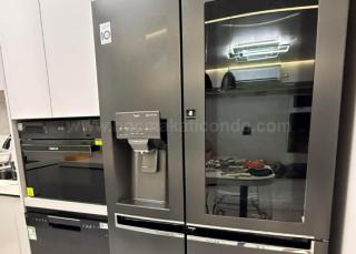 Kitchen area of 2-bedroom condo unit at The Trion Towers tower 2