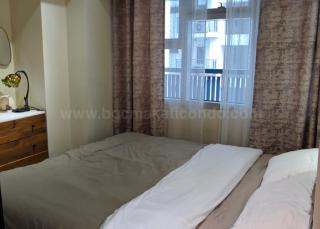 Bedroom of 1-bedroom condo unit at One Maridien