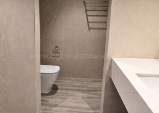 Toilet and bath 1 of 2-bedroom condo unit at Park Central Towers South tower