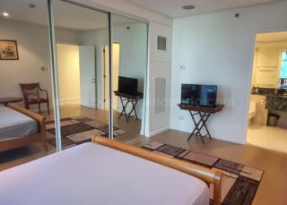 Bedroom 2 of 3-bedroom condo unit at Pacific Plaza Towers North tower