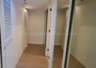 Walk-in closet of 3-bedroom condo unit at Pacific Plaza Towers North tower
