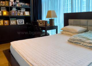 Bedroom 2 of 3-bedroom condo unit at Pacific Plaza Towers North tower