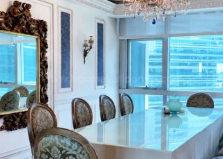 Dining area of 3-bedroom condo unit at Pacific Plaza Towers North tower