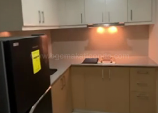 Kitchen area of 1 bedroom unit at Uptown Parksuites tower 1