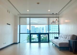 Living area of 2-bedroom condo unit at Bonifacio Ridge