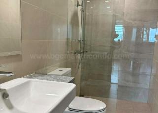 Toilet and bath of 2-bedroom condo unit  at Park McKinley West