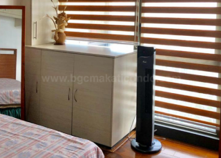 Bedroom 2 of three bedroom condominium unit at Bellagio tower 3