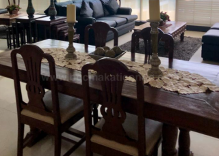 Dining area of three bedroom condominium unit at Bellagio tower 3