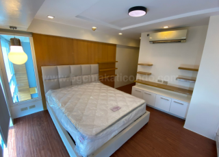 Full view of master's bedroom of two bedroom condominium unit at Bellagio tower 2