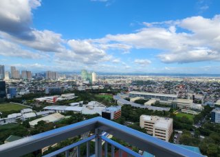 View from balcony of 3-bedroom condominium unit at Park Triangle Residences View from balcony of 3-bedroom condominium unit at Park Triangle Residences