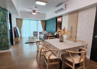 Dining area of 2-bedroom condominium unit at West Veranda