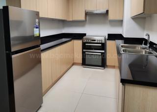 Kitchen area of 2-bedroom condominium unit at West Veranda