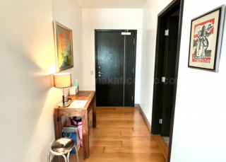 Foyer of 3-bedroom unit at The Residences at Greenbelt