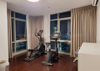 Gym equipment of 3-bedroom condominium unit at East Gallery Place