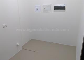 Utility room of 2-bedroom condo unit at Garden Towers