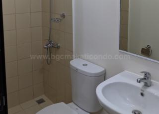 Utility room toilet and bath of 2-bedroom condo unit at Garden Towers