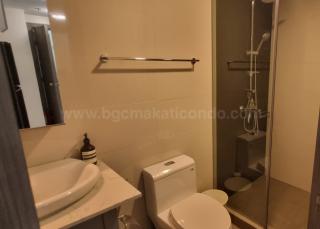 Common toilet and bath of 2-bedroom condo unit at The Trion Towers tower 3