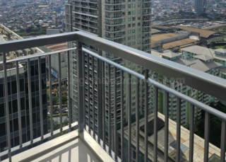 Balcony of 1-bedroom condo unit at Park Triangle Residences