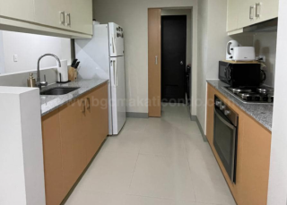 Kitchen area of 2-bedroom unit at Uptown Parksuites tower 2