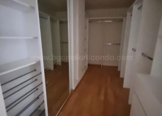 Master's walk-in closet of 4-bedroom condo unit at Pacific Plaza Towers