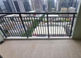 Balcony of 2-bedroom condominium unit at Verve Residences