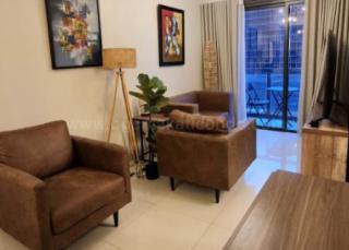 Living area of 2-bedroom condo unit at Uptown Ritz Residences