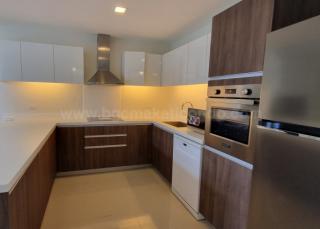 Kitchen area of 2-bedroom condo unit at West Gallery Place