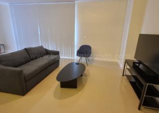 Living area of 2-bedroom condo unit at West Gallery Place