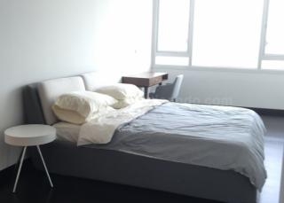 Bedroom 1 of 2-bedroom condominium unit at Park Terraces Point tower