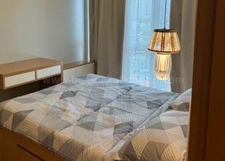 Bedroom of 1-bedroom condo unit at Times Square West