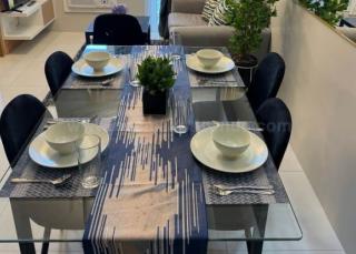Dining area of 1-bedroom condo unit at Times Square West