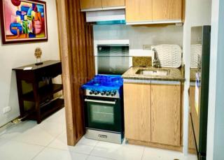 Kitchen area of 2-bedroom condo unit at Times Square West