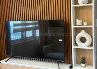 Television of 2-bedroom condo unit at Times Square West