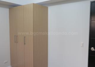 Bedroom 1 built-in wardrobes of 2-bedroom condo unit at Two Maridien
