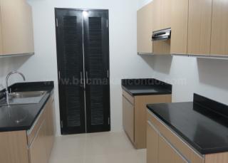 Kitchen area of 2-bedroom condo unit at Two Maridien