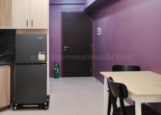 Kitchen and dining areas of studio condo unit at Avida Towers One Union Place tower 1 Kitchen and dining areas of studio condo unit at Avida Towers One Union Place tower 1