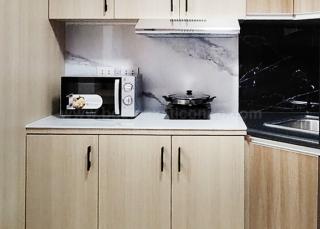 Kitchen area of studio condo unit at Avida Towers One Union Place tower 1