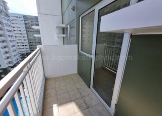 Balcony of 1 bedroom condominium unit at Avida Towers One Union Place tower 3
