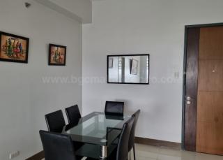 Dining area of two bedroom condominium unit at Bellagio tower 3
