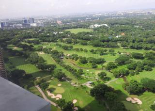 Golf course view of two bedroom condominium unit at Bellagio tower 3