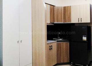 Kitchen area of studio condo unit at Avida Towers One Union Place tower 1