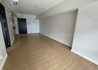 Living area of 1-bedroom condo unit at Park Triangle Residences