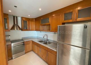 Kitchen area of 2-bedroom condo unit at Bonifacio Ridge