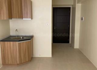 Kitchen area of studio unit at Avida Towers One Union Place tower 3