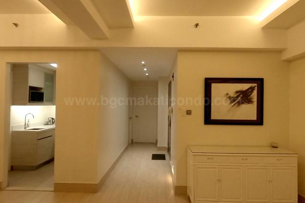 Hallway of 2-bedroom condominium unit at Shang Salcedo Place
