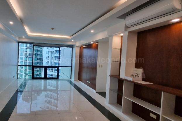 Living area of 2-bedroom condo unit at Bonifacio Ridge