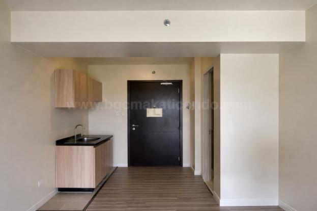 Kitchen area of studio condo unit at Avida Towers Vireo tower 3