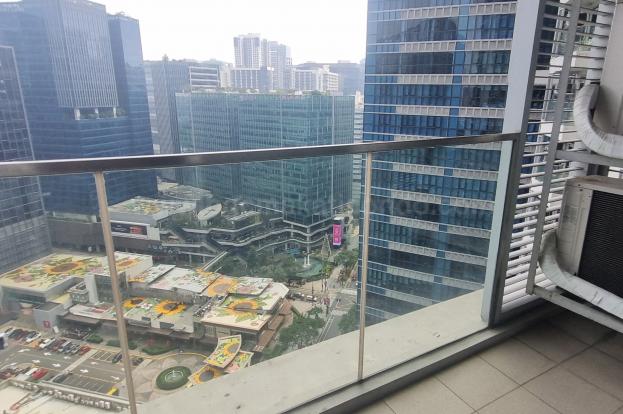 Balcony of 2-bedroom condo unit at Uptown Parksuites tower 2